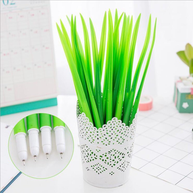 3pcs / More Cute Office Decoration Soft Rubber Plant Flower Pen Design