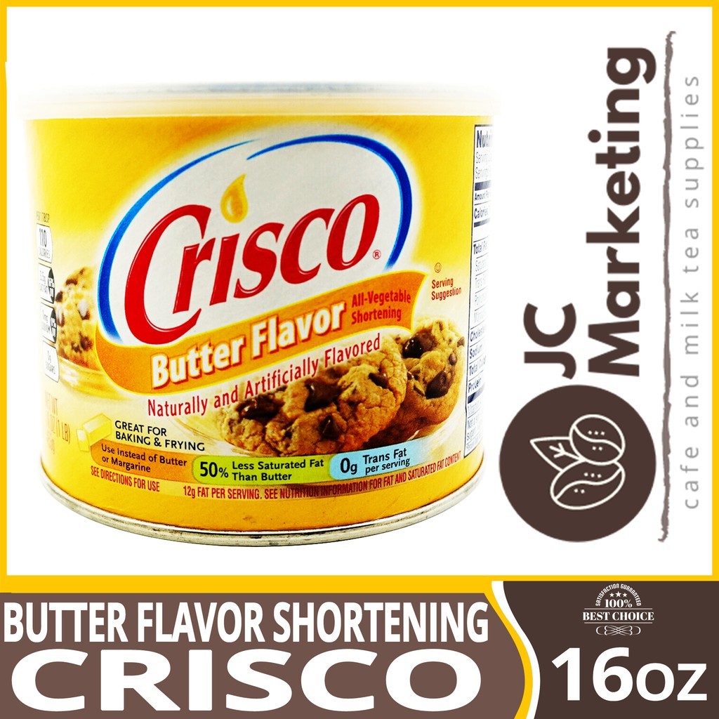 Crisco Butter Flavor Shortening 16oz can use to make your cakes moist