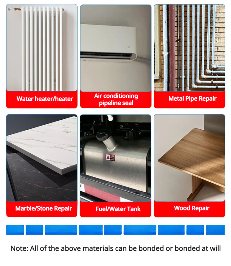 Strong adhesion Glue adhesive Solving repair problems Stronger than