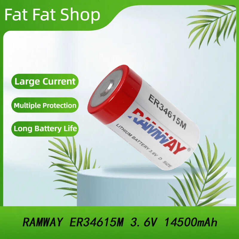 RAMWAY Power Type Er34615m 3.6V 14500Mah Sub D-Type Instrument Lithium ...
