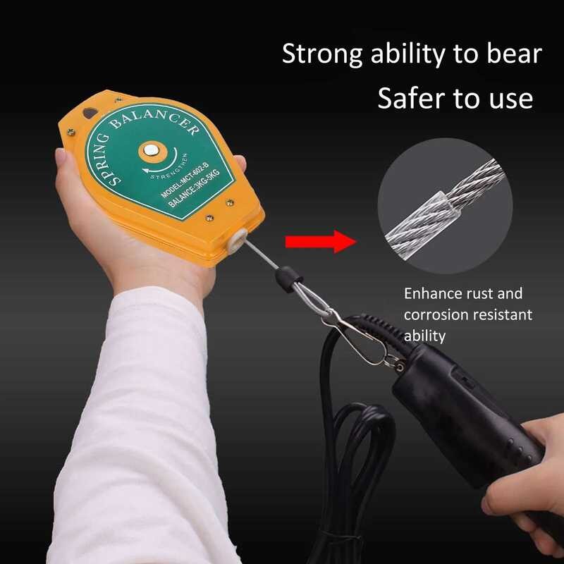 A Maintenance Kits Spring Balancer 3 To 5Kg Load Bearing Retractable ...