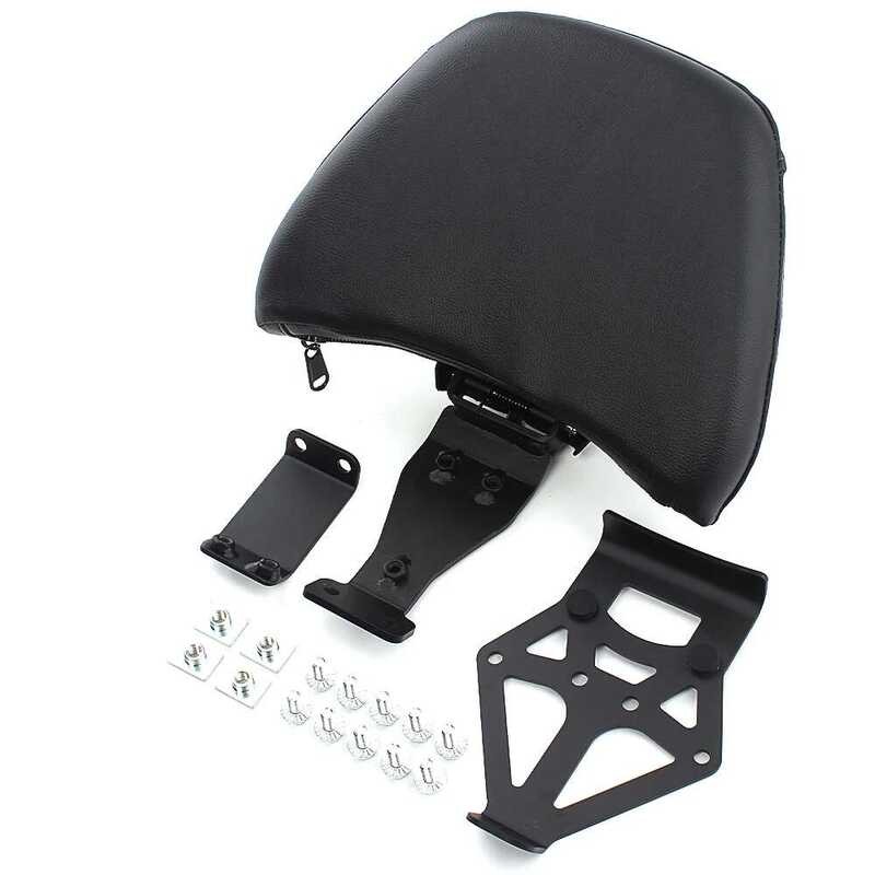 A Motorcycle Accessories Backrest Front Driver Rider Adjustable Back ...