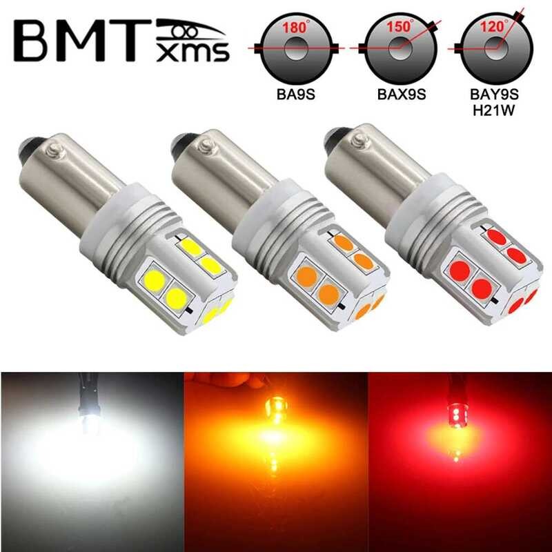 Free Caus Error BA9S BAX9s H21W BAY9s LED Bulbs For Car Reverse Parking ...