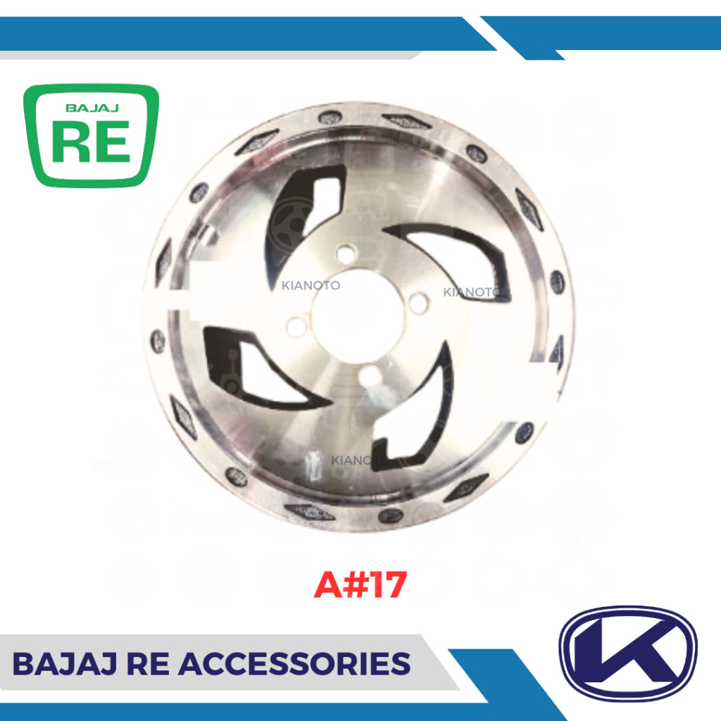 Bajaj RE (THREE WHEEL) Mag Wheel Mags Wheel Mag Rim size 400x8 (SOLD ...