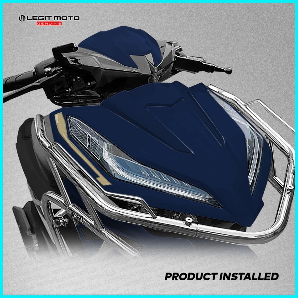 LEGITMOTO GENUINE HONDA CLICK V3 / V4 FRONT CENTER COVER FRONT V COVER ...