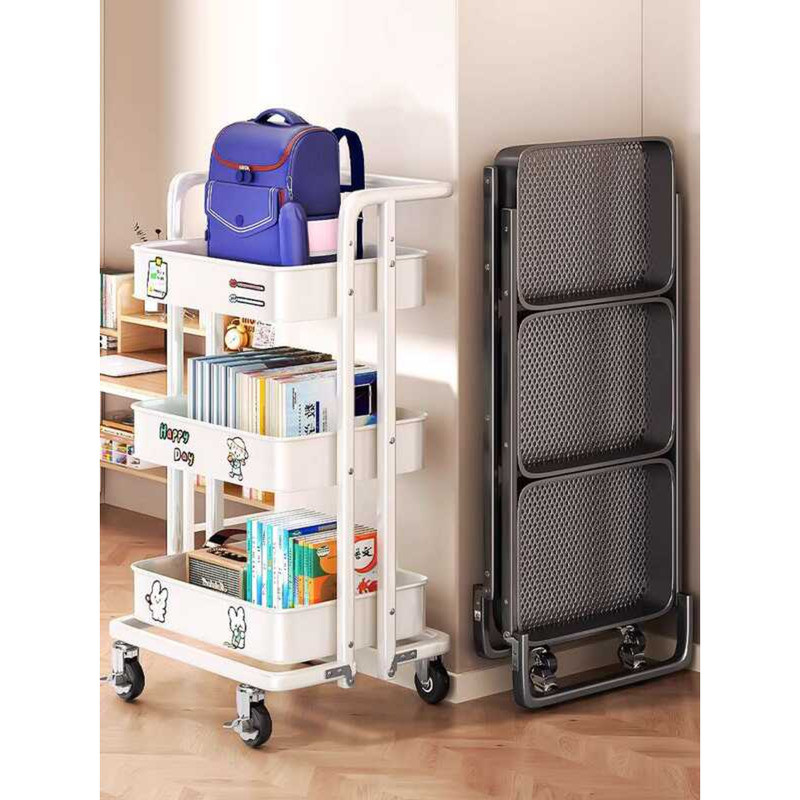 AA AA School Bag Rack With Wheels, Movable Book Holder, Home Desk ...