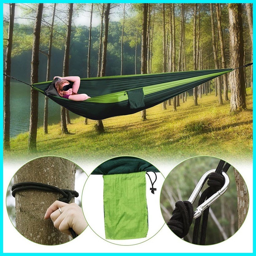 hammock duyan for adult Double portable outdoor Hiking camping ...