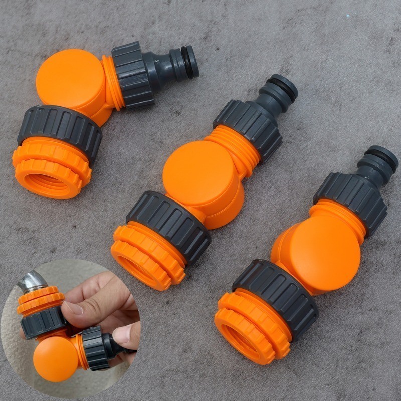 Garden Watering Faucet Connector - 180° Rotatable Thread Water Tap ...