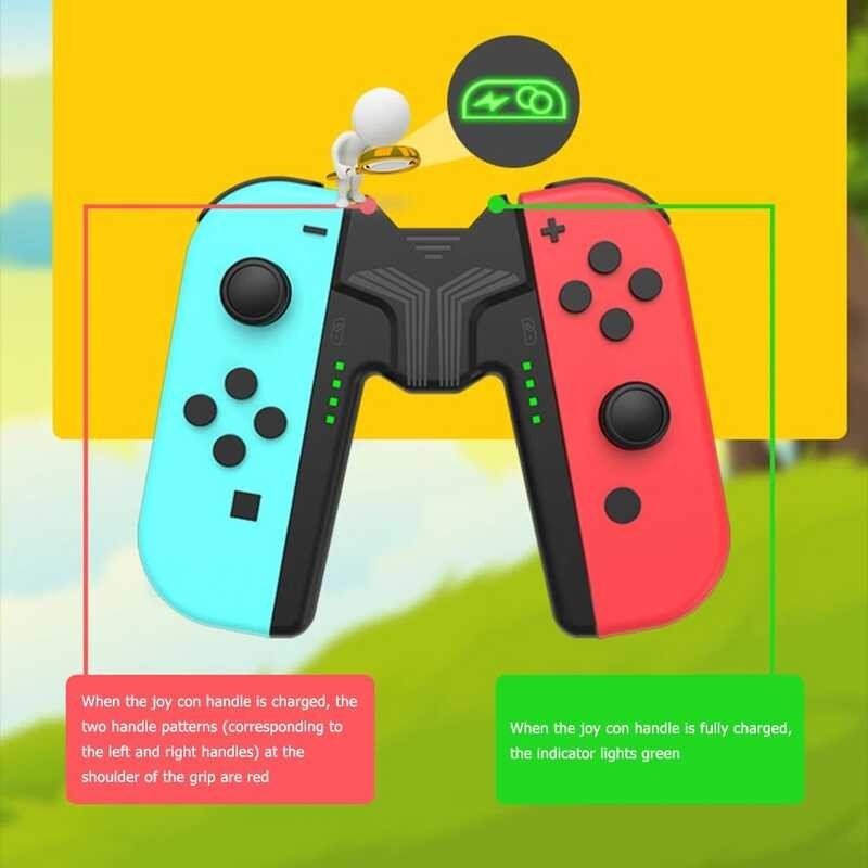Mini Game Charging Dock Grip Gamit Type-C Port USB C Stand For Nintendo ...