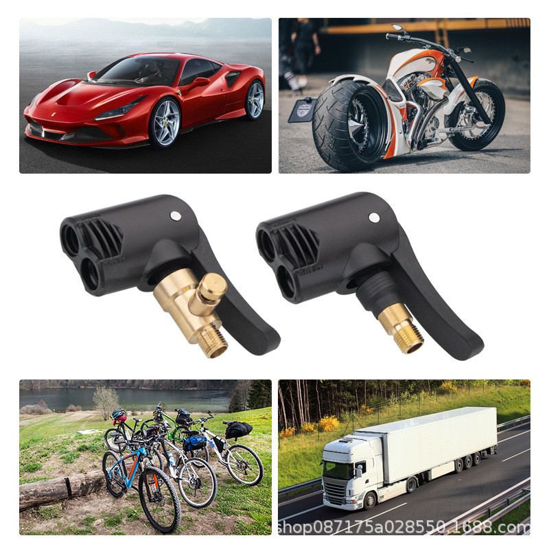Tire Dual Head Air Chuck Inflator Rod Tire Inflator Nozzle For Car ...