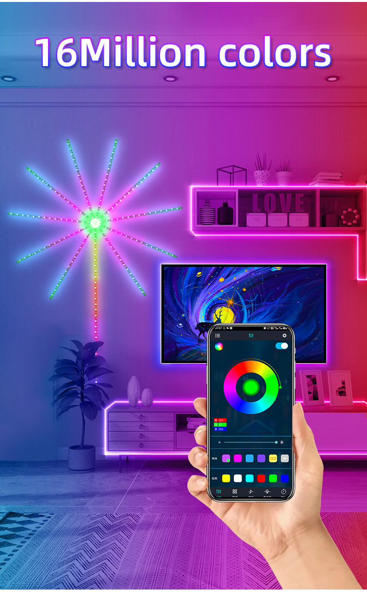 Strip Light Ambiance Lights RGB Led Festival Lamp Remote Control