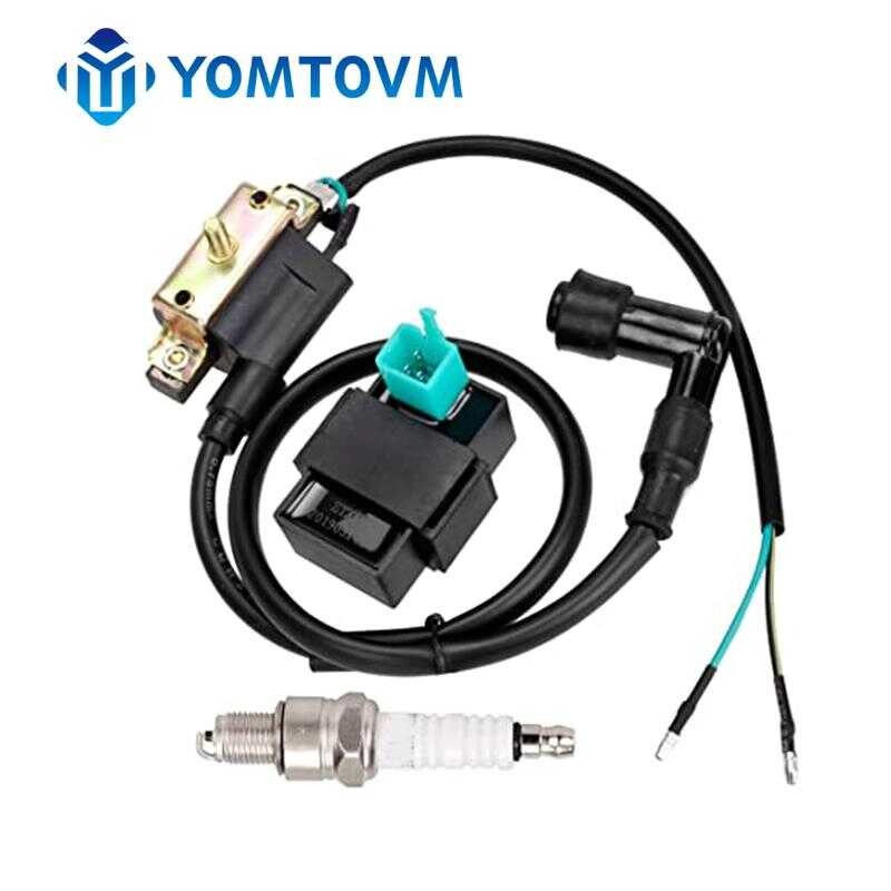 MOTO1988 Ignition Coil CDI Box & Spark Plug Kit For Yamaha Raptor 350 Warrior 350