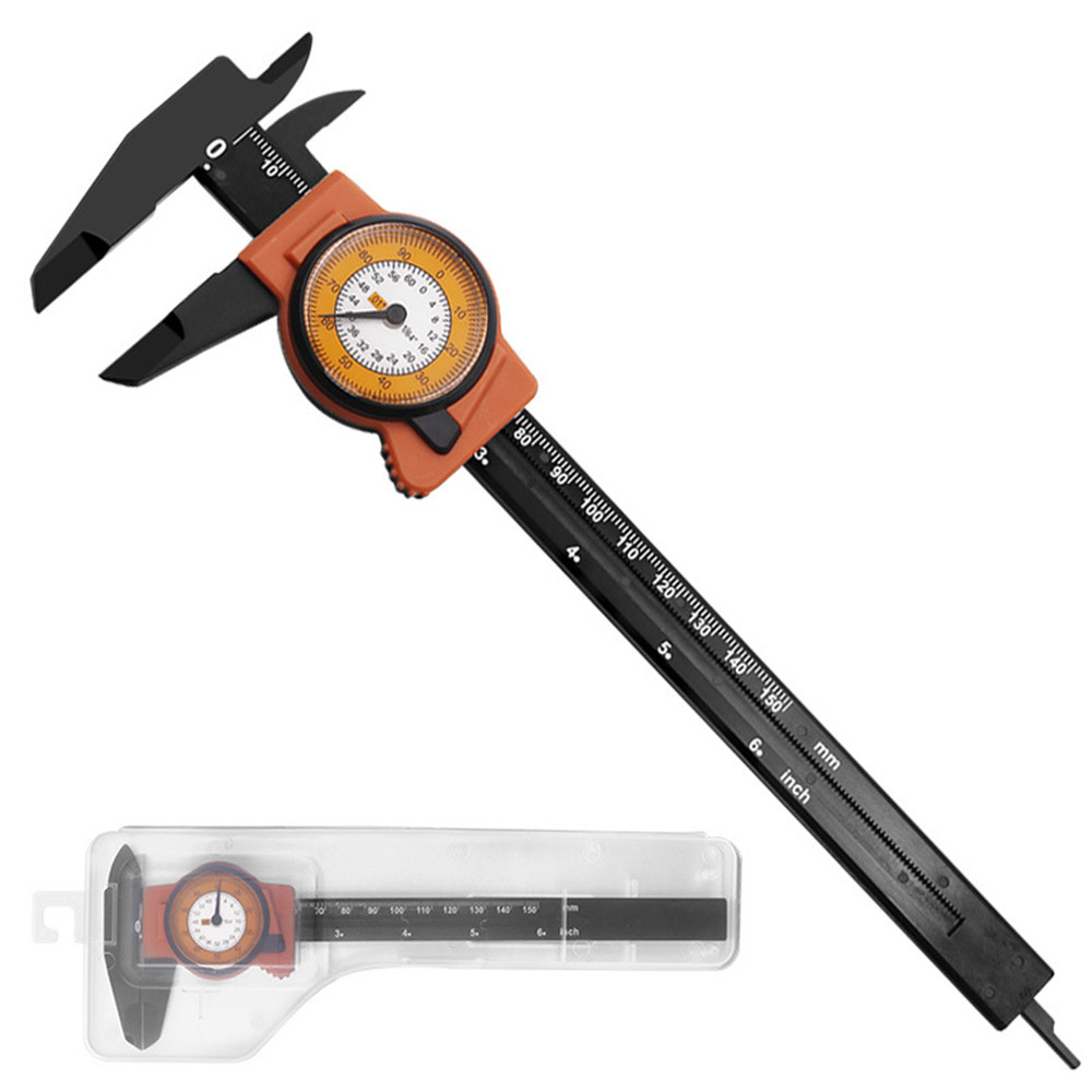 Metric 150Mm Imperial 0 6 Inch Vernier Caliper With Dial Measuring