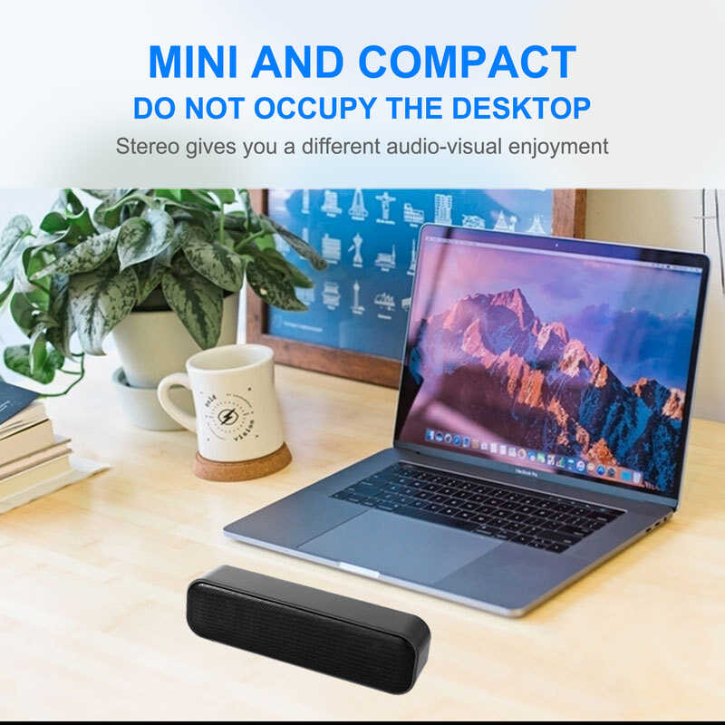 Desktop Soundbar Speaker USB Computer Speaker Para Sa Desktop Laptop ...