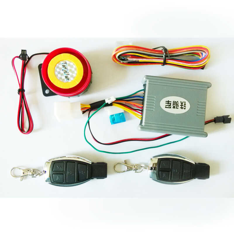 Motorcycle Anti-theft Device Anti-theft Alarm Equipment Alarm Wireless ...