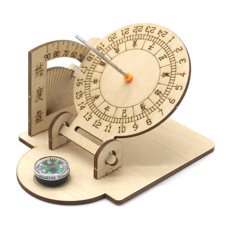 Sundial No. Simple 1 Science Experiment DIY Handmade Teaching Aids ...