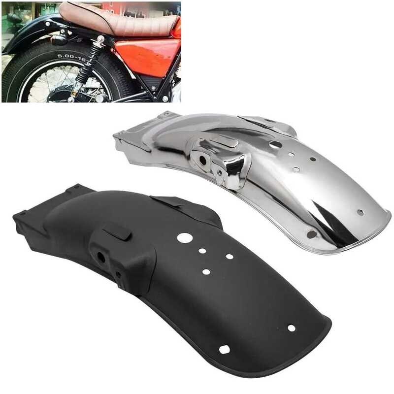 AA Universal Motorcycle Cafe Racer Rear Retro Metal Fender Mudguard ...