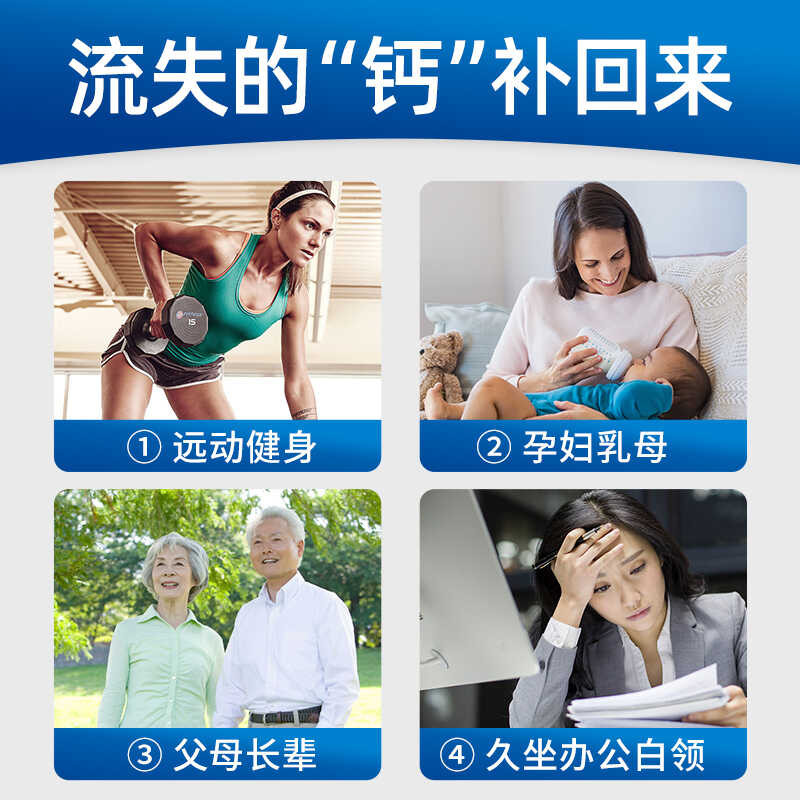 Modified Calcium Tablets, Calcium Carbonate, Vitamin D, Middle-Aged And ...