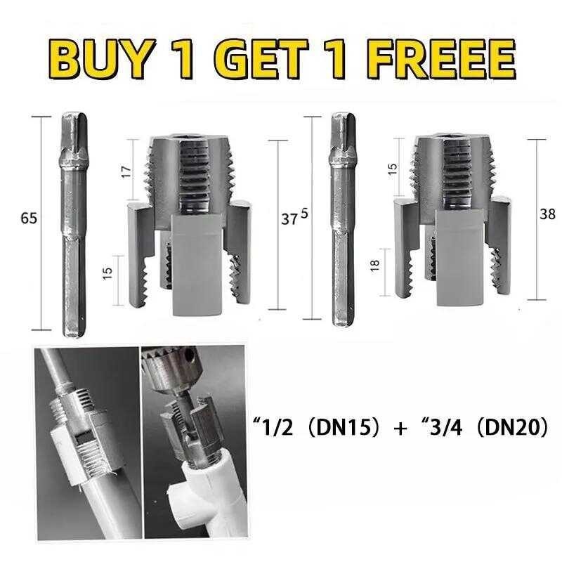 A44 Heavy-Duty All-In-One Pipe Threading Tool Kit -Internal/External ...