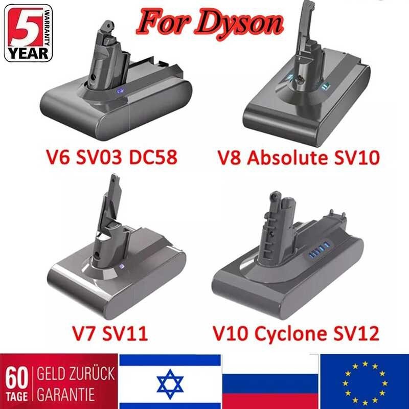 Bakyum Cleaner para sa Dyson V6 V7 V8 V10 Replace Battery DC58 DC59 ...
