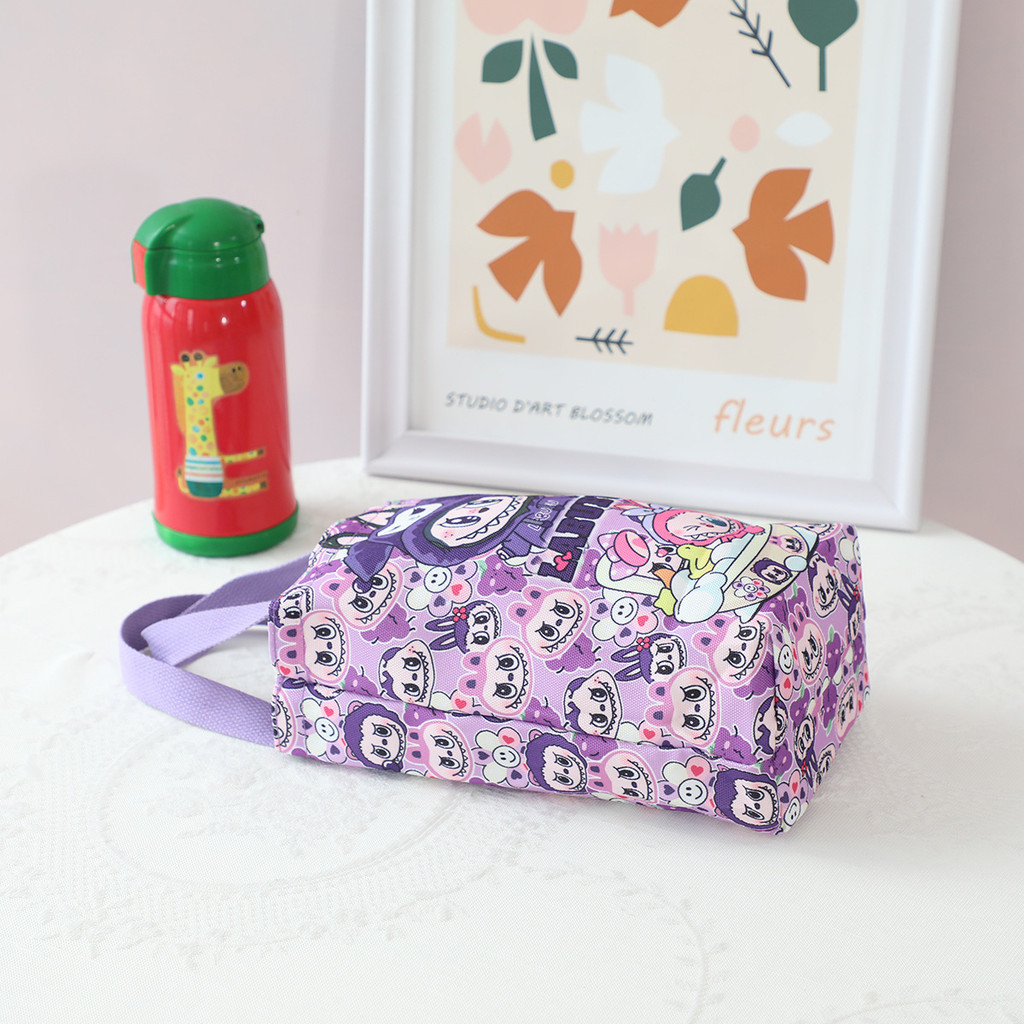 Cartoon Water Bottle Bag Canvas Tote Bag Water Cup Bag Umbrella Bag