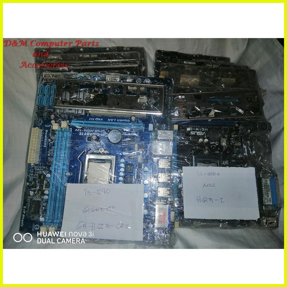USED ASSORTED BRAND INTEL I-SERIES BUNDLE ( MOTHERBOARD & PROCESSOR+HSF ...