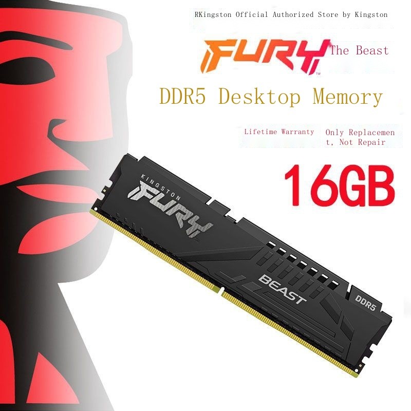 Kingston DDR5 Hacker Strip 16G 32G 4800 5200 5600 6000 Desktop Phone ...