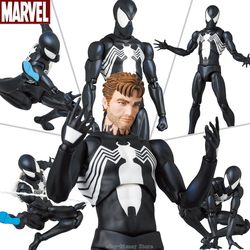 CT Mafex 147 Action Figure Model Toy 1/12 High-Quality Venom Spiderman ...