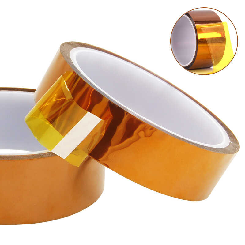 30m Long Gold Finger High Temperature Resistant Polyimide Multi Size