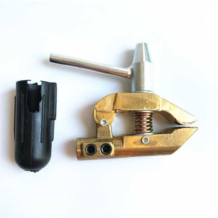 Clamp Earth Ground 600A Full Copper Body Heavy Duty Screw Type for MIG