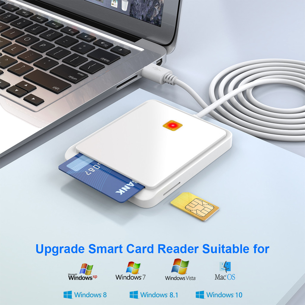 IC/USB/Credit/ID/ATM EMV Smart Card Writer Credit Card Reader | Shopee ...