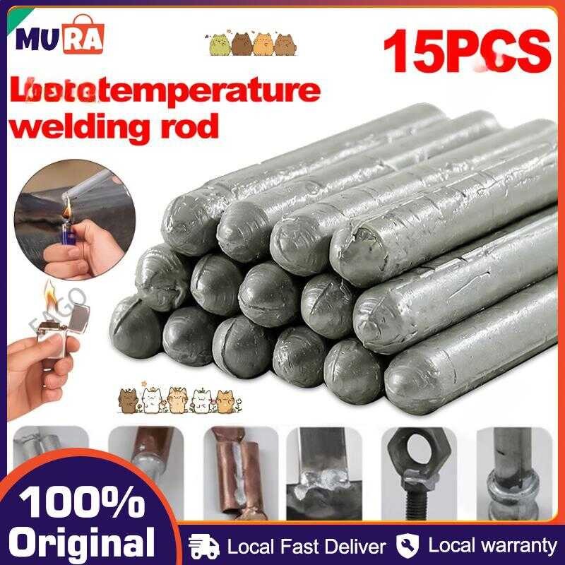 EAGO 15Pcs Powder Cored Aluminum Welding Rod Low Temperature Easy Melt ...