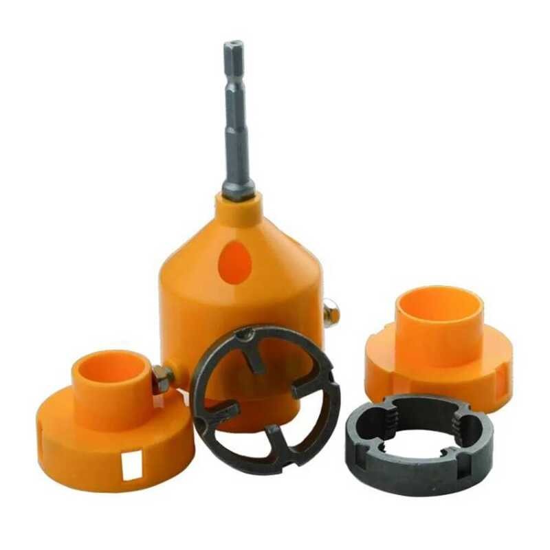 PVC Pipe Threader Kit With 1/2Inch 3/4 Inch 1 Inch Dies Pipe Threader ...