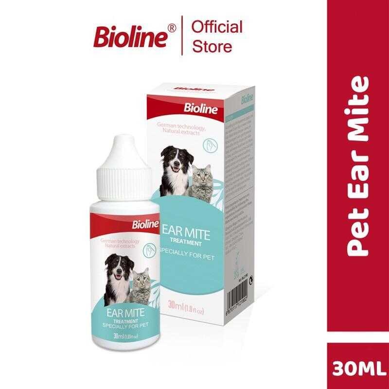 Picture of BIOLINE 30Ml Ear Mite Treatment For Dogs And Cats Shop 9Fb | Shopee ...