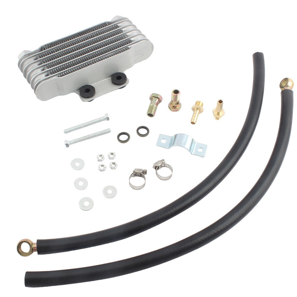 RAIDER 150 Oil Cooler 5& 6 & 8 Rows Motorcycle Engine Radiator For Dirt ...