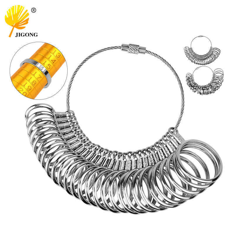 Metal Ring Circle Measuring Tool Size Number Finger Circumference ...