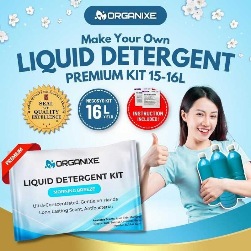 Organixe Premium DIY Liquid Detergent Kit 17L Yield Environmentally