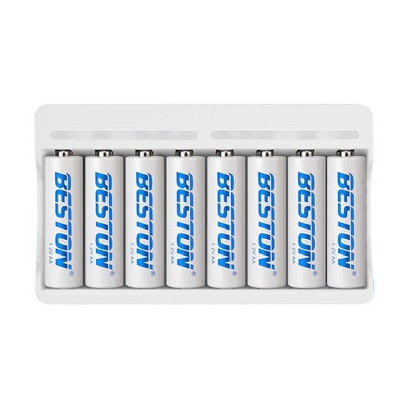 C9010 Beston 8 Channel Smart Fast Charger Gamit Ang AA At AAA ...