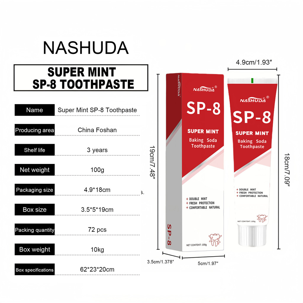 Sp-6 Sp-7 SP-8 probiotic Teeth Whitening Toothpaste Remove Plaque ...