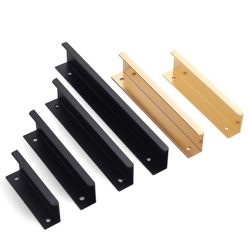 [500/800/1000mm]Embedded Wardrobe Door Handle for Edge-Mounted Cabinets ...