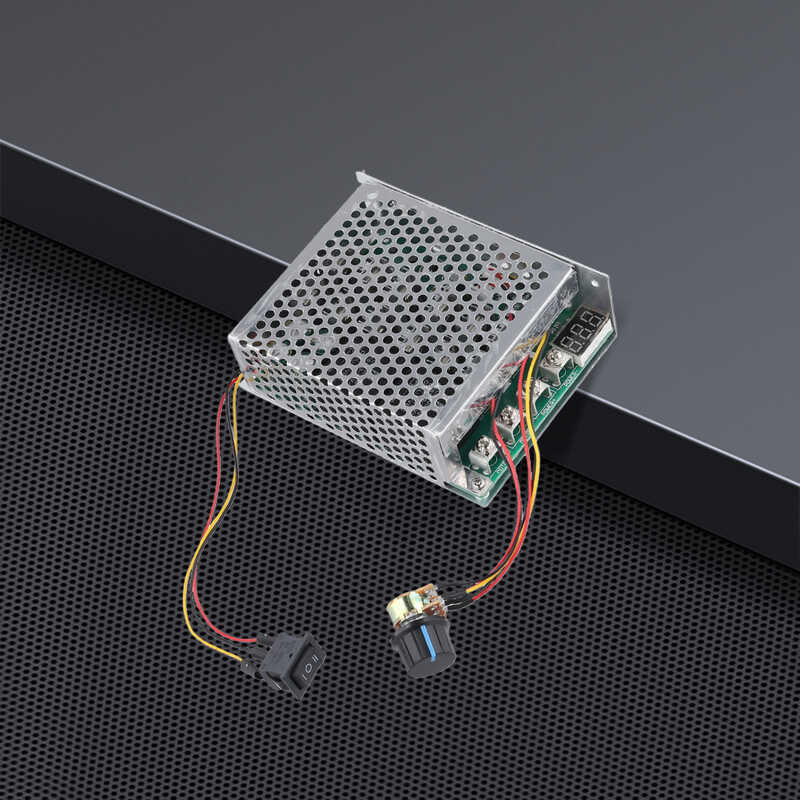 Controller Driver Board DC 10-55V Digital Motor Speed Regulator 100A ...