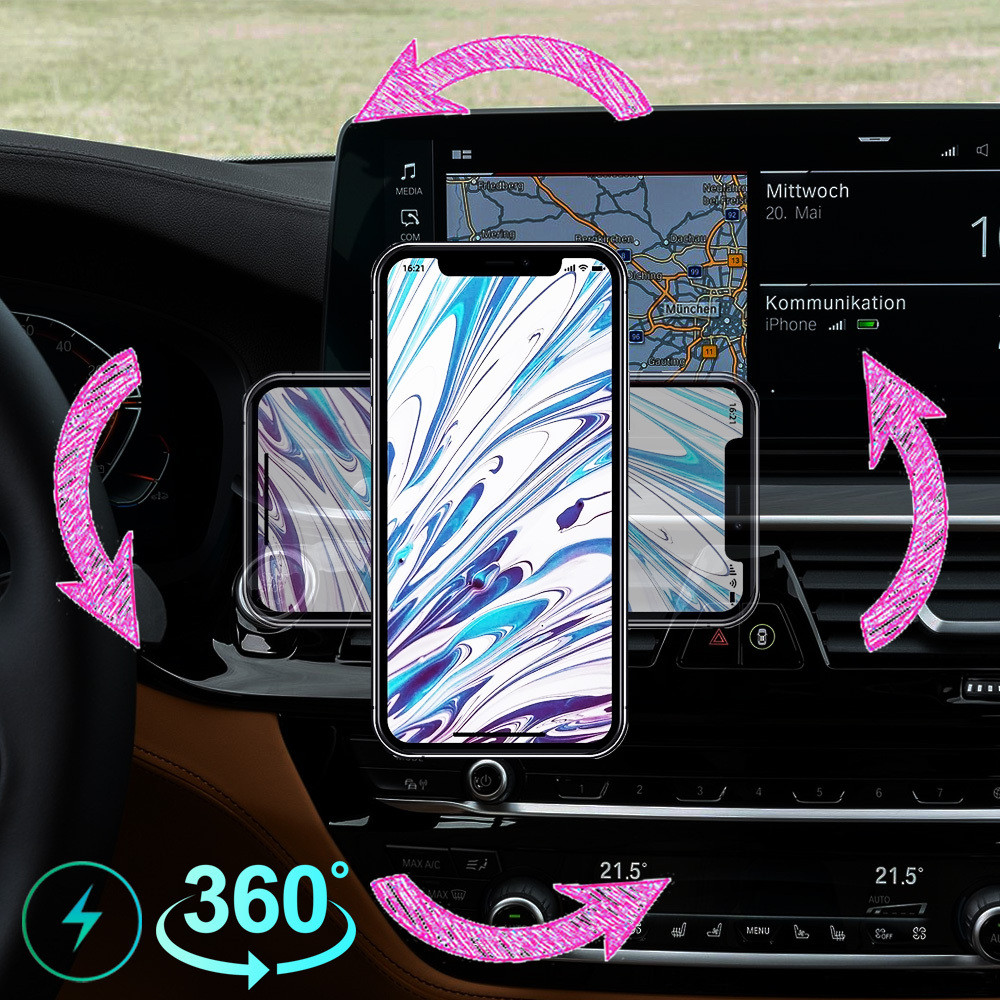 Universal Car Holder Wireless Charger Mobile Phone Mount