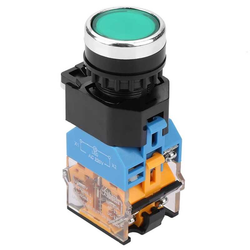 5-Pack 12mm Momentary Push Button Switches - Waterproof ON/OFF Reset Buttons For Cars & Boats