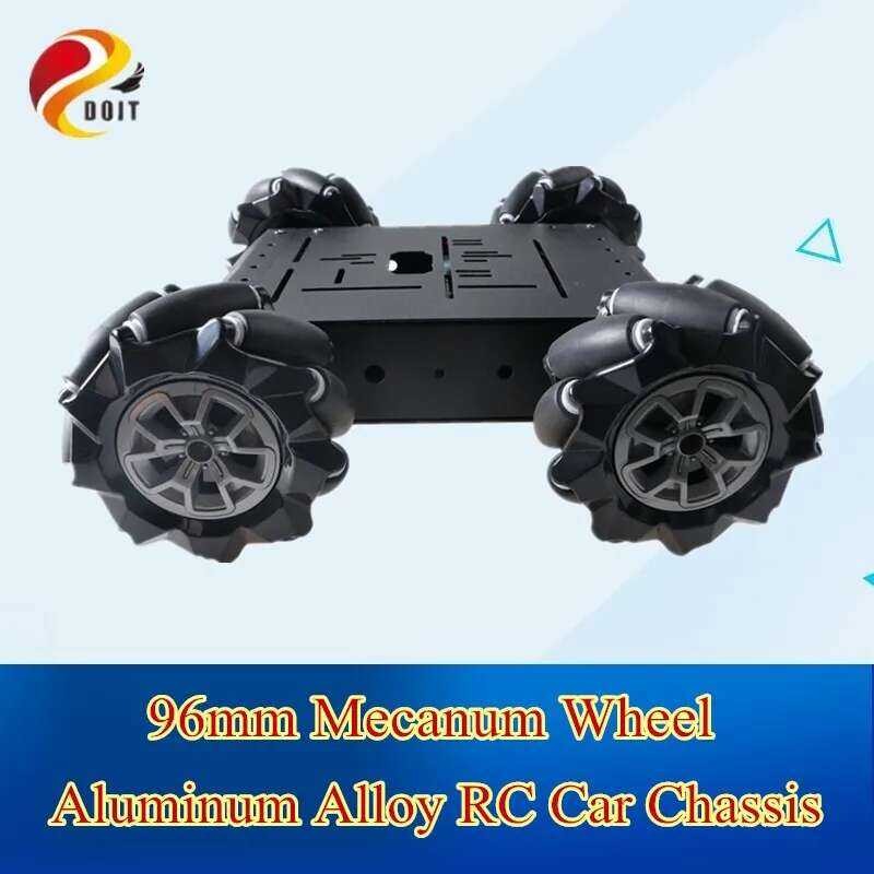 A A 96Mm Mecanum Wheel Car RC Smart Robot Wheeled Chassis Robotic Base ...
