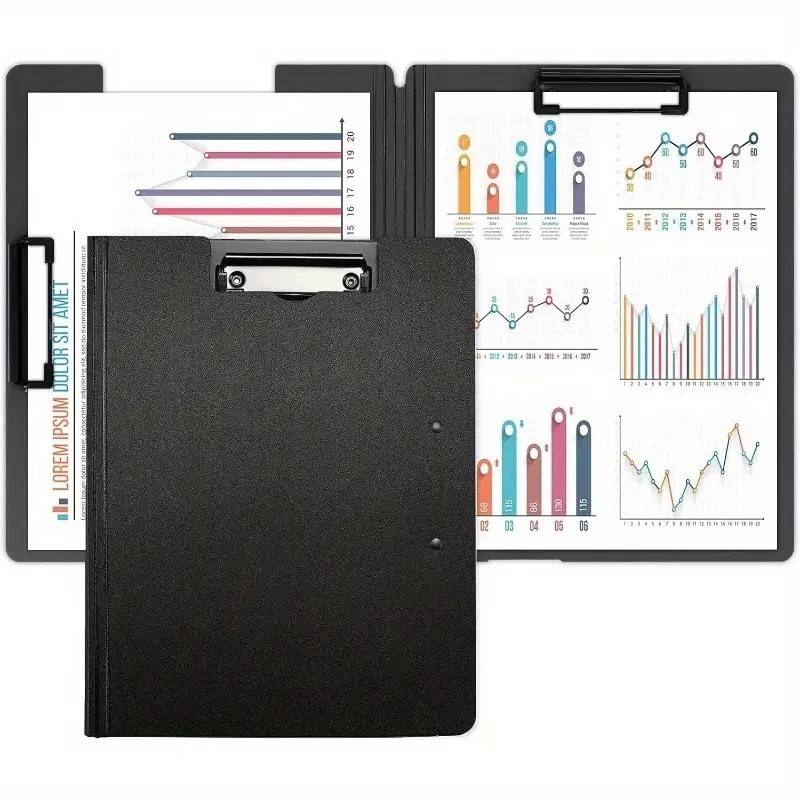 A4 Folder Double Clip Office Student Writing Clip Storage Book Clip ...