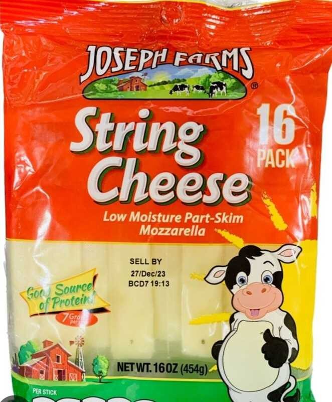 Joseph Farms Mozzarella String Cheese 16Oz lyt a1a | Shopee Philippines