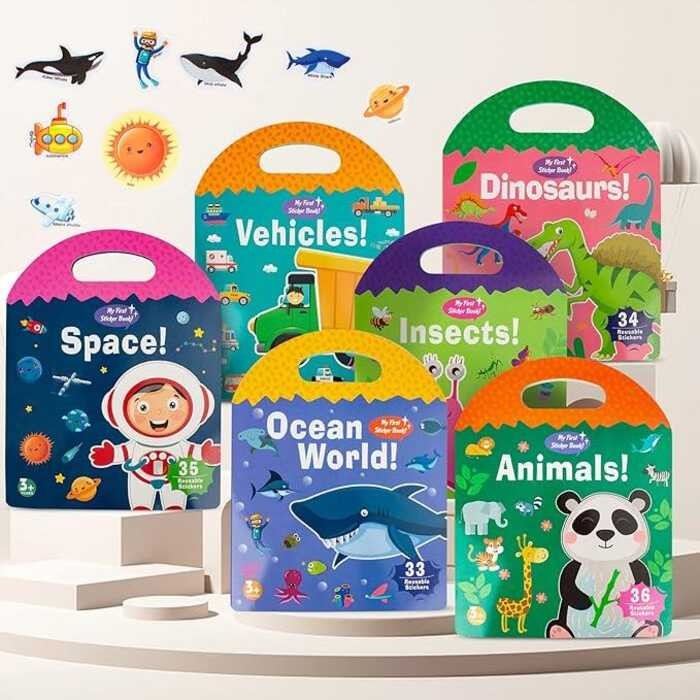 Jelly Stickers Manual For Kids ，Reusable Stickers Manual For Toddlers ...