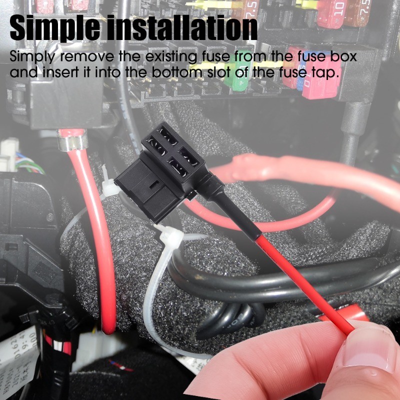 M2 Car Fuse Tap - Plug&Play Add-A-Circuit Kit - OEM-Safe Circuit ...