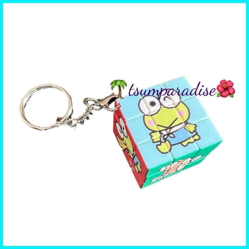 Mini Cube Puzzle Keychain Bag Charm Kerokeroppi Hello Kitty | Shopee ...
