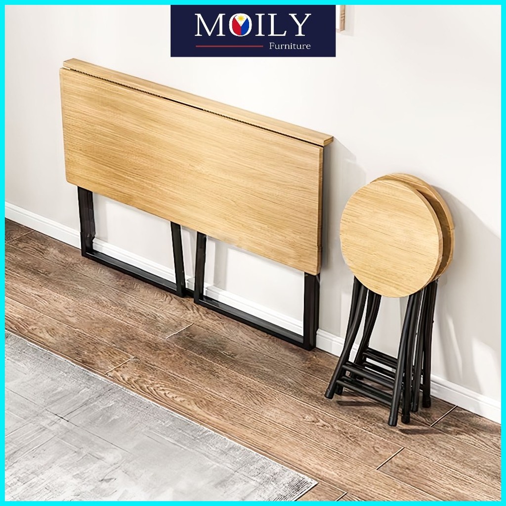 Foldable dining table, 1 table and 2 chairs/study table and chairs ...